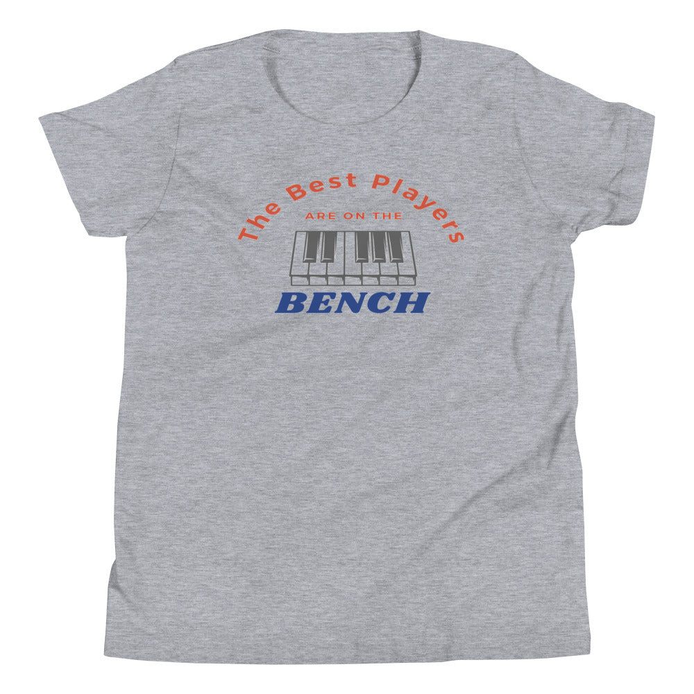 The Best Players Are On The Bench Piano Youth Kids T-Shirt - Music Gifts Depot