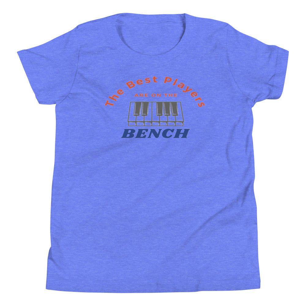 The Best Players Are On The Bench Piano Youth Kids T-Shirt - Music Gifts Depot