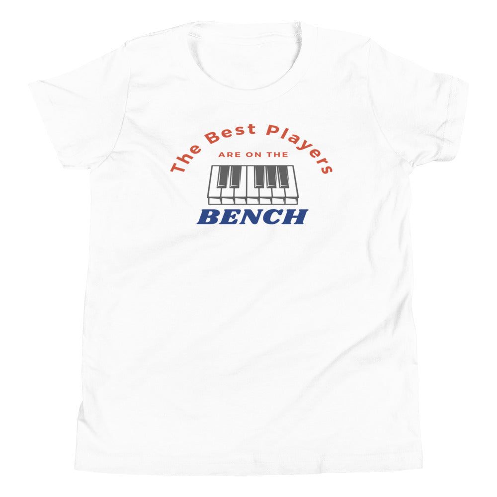 The Best Players Are On The Bench Piano Youth Kids T-Shirt - Music Gifts Depot