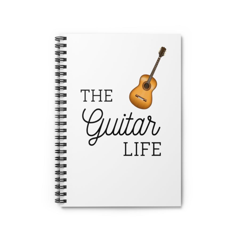 The Guitar Life Spiral Notebook - Music Gifts Depot