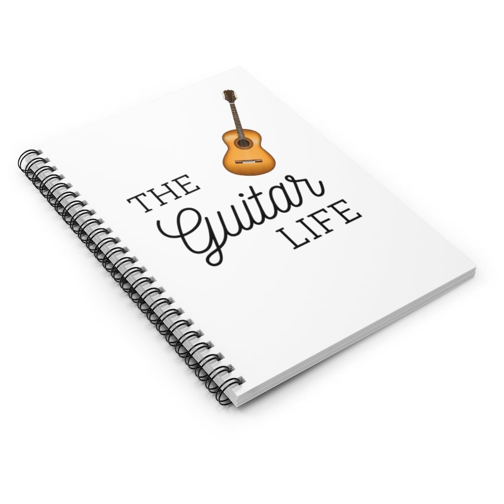The Guitar Life Spiral Notebook - Music Gifts Depot