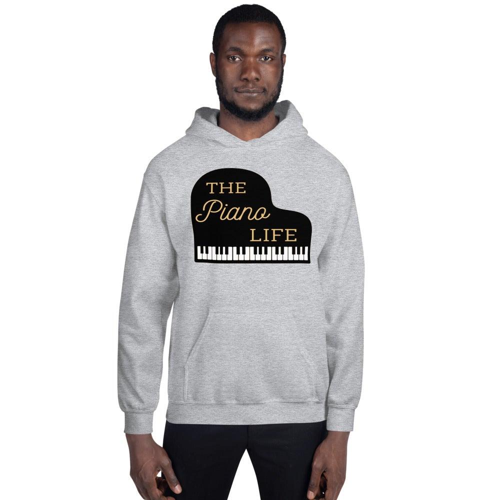 The Piano Life Hoodie - Music Gifts Depot