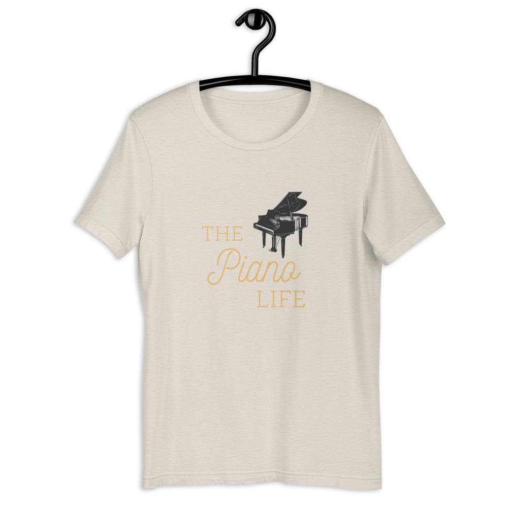 The Piano Life T-Shirt - Music Gifts Depot