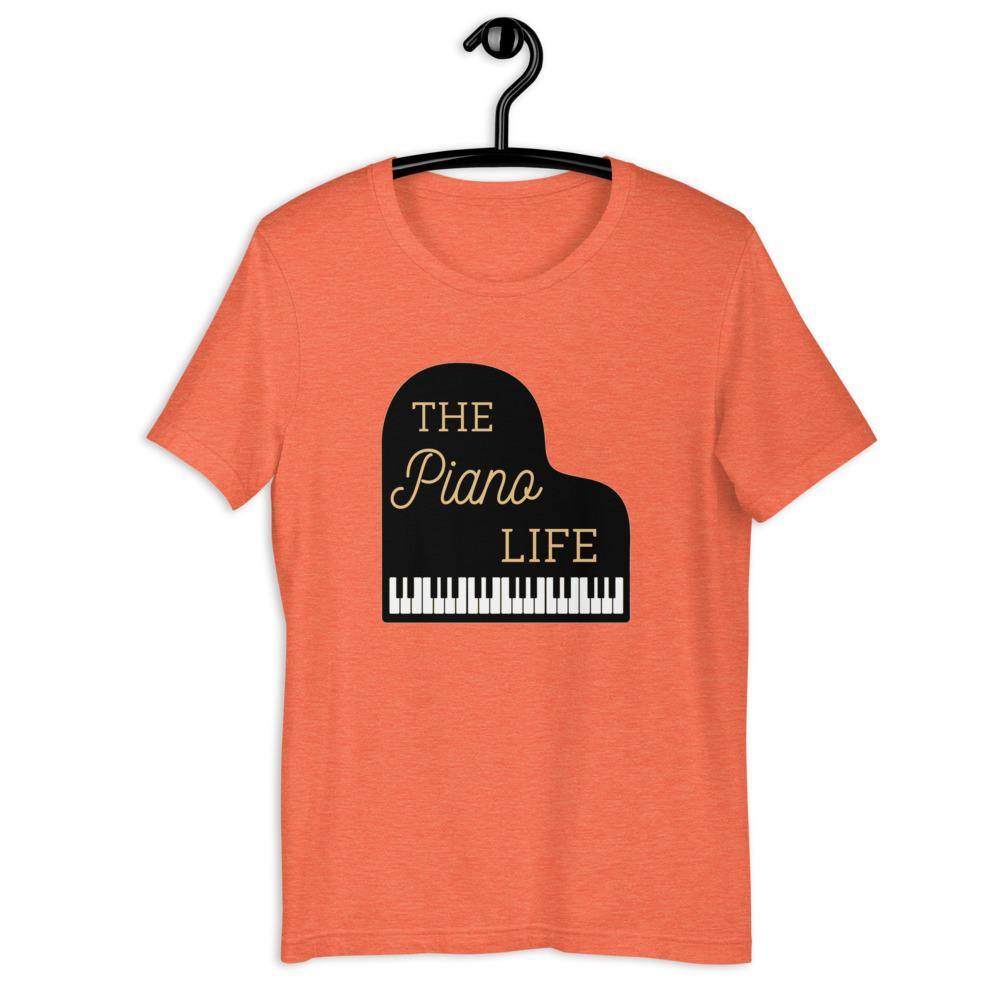 The Piano Life T-Shirt - Music Gifts Depot