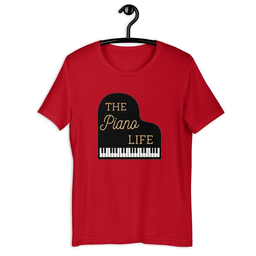 The Piano Life T-Shirt - Music Gifts Depot