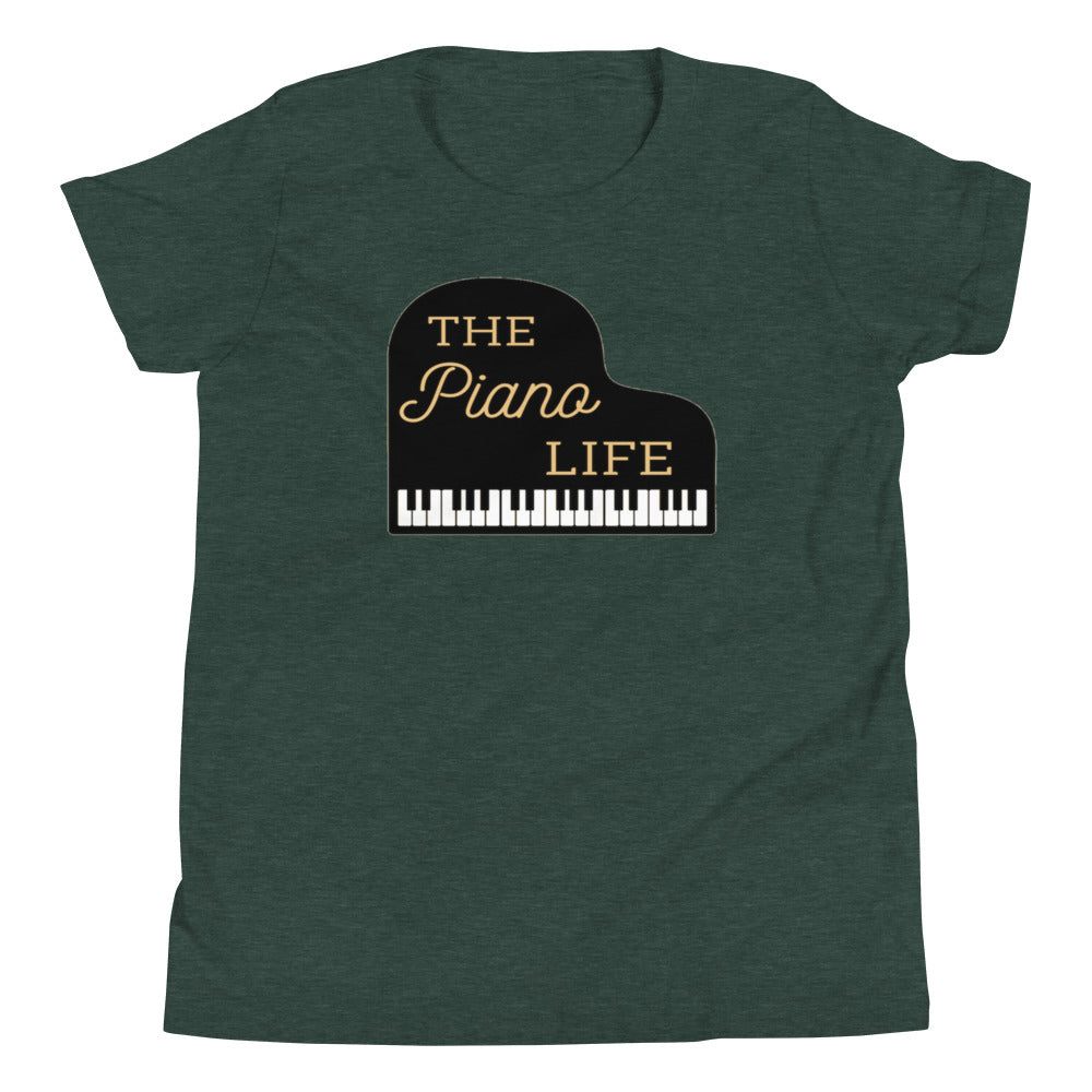 The Piano Life Youth Kids T-Shirt - Music Gifts Depot