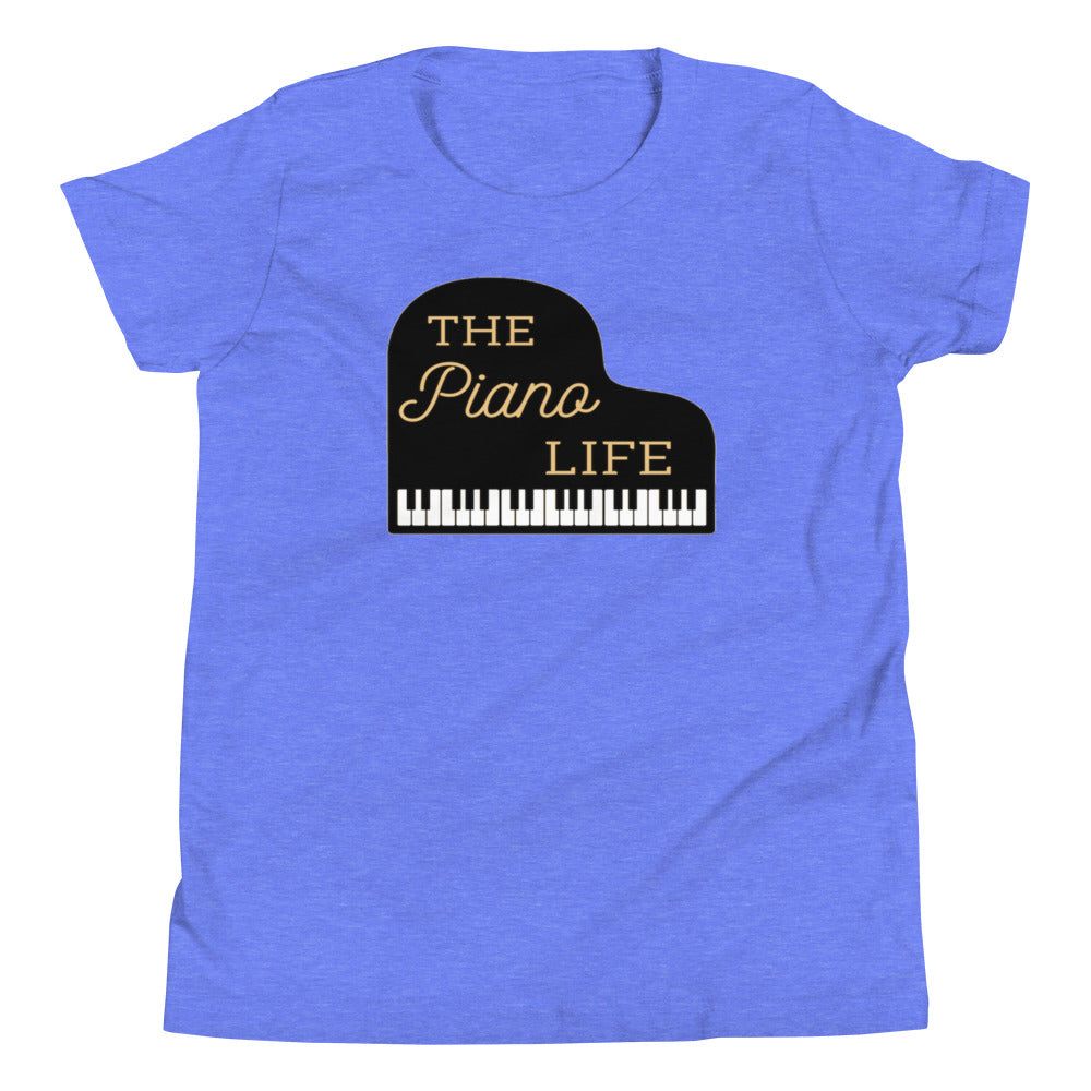 The Piano Life Youth Kids T-Shirt - Music Gifts Depot