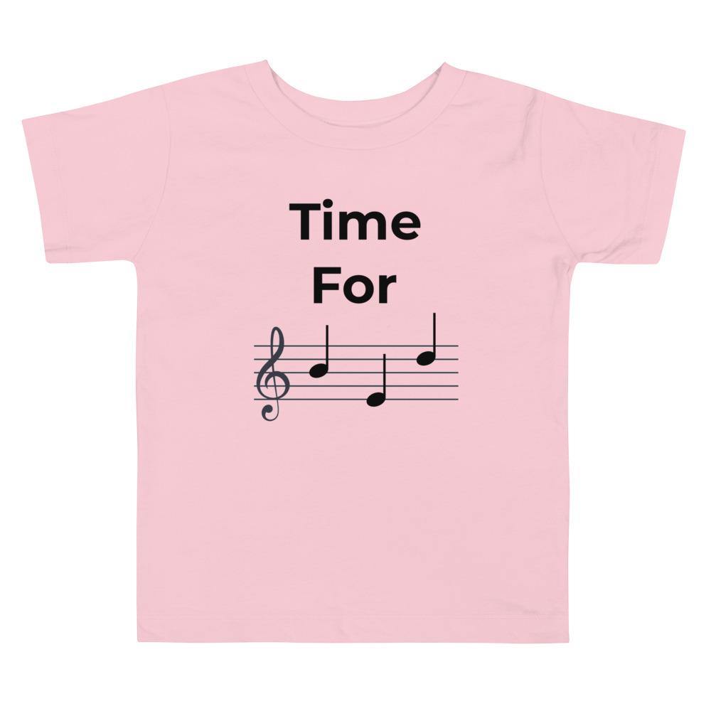 Time For Bed Music Toddler T-Shirt - Music Gifts Depot