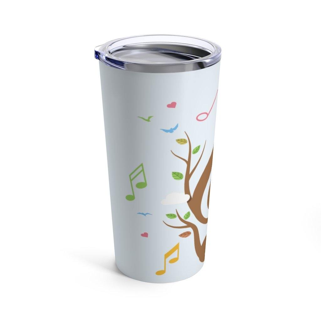 Treble Clef Music Note Tumbler 20oz - Music Gifts Depot
