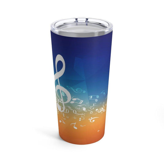 Treble Clef Music Note Tumbler 20oz - Music Gifts Depot