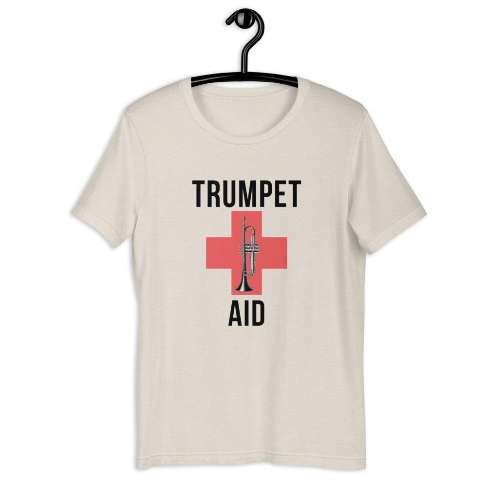 Trumpet Aid T-Shirt - Music Gifts Depot