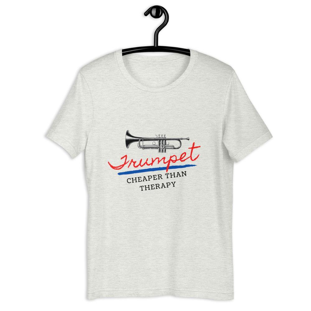 Trumpet Cheaper Than Therapy T-Shirt - Music Gifts Depot