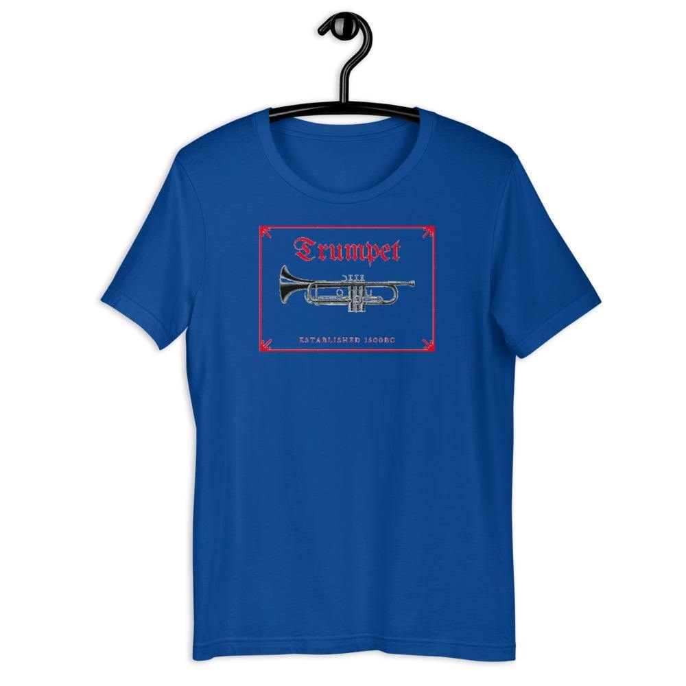 Trumpet established 1500 bc T-Shirt - Music Gifts Depot