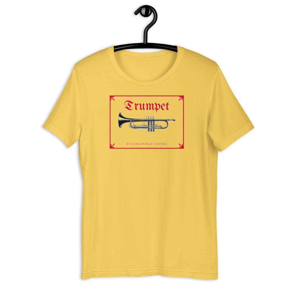 Trumpet established 1500 bc T-Shirt - Music Gifts Depot