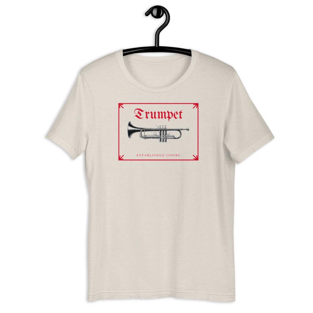 Trumpet established 1500 bc T-Shirt - Music Gifts Depot