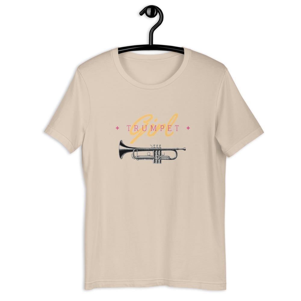 Trumpet Girl T-Shirt - Music Gifts Depot