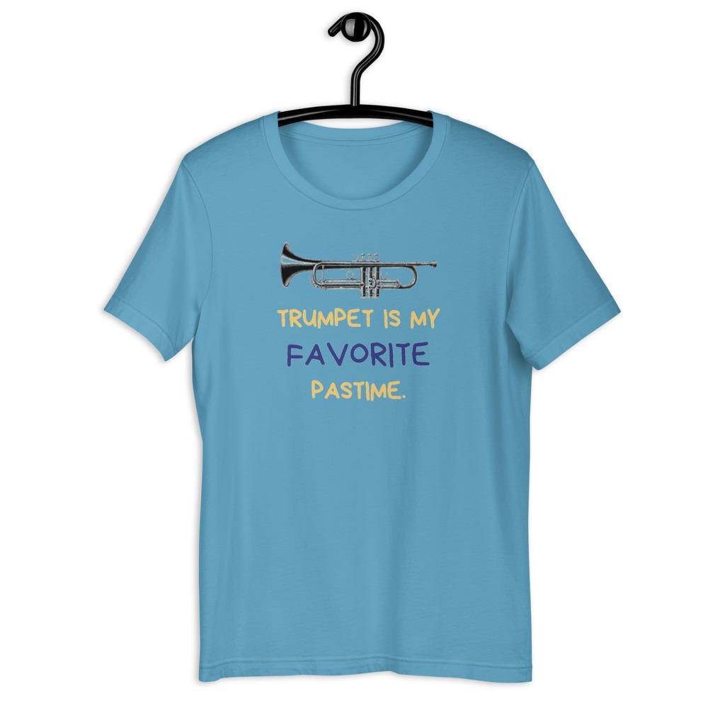 Trumpet Is My Favorite Pastime T-Shirt - Music Gifts Depot