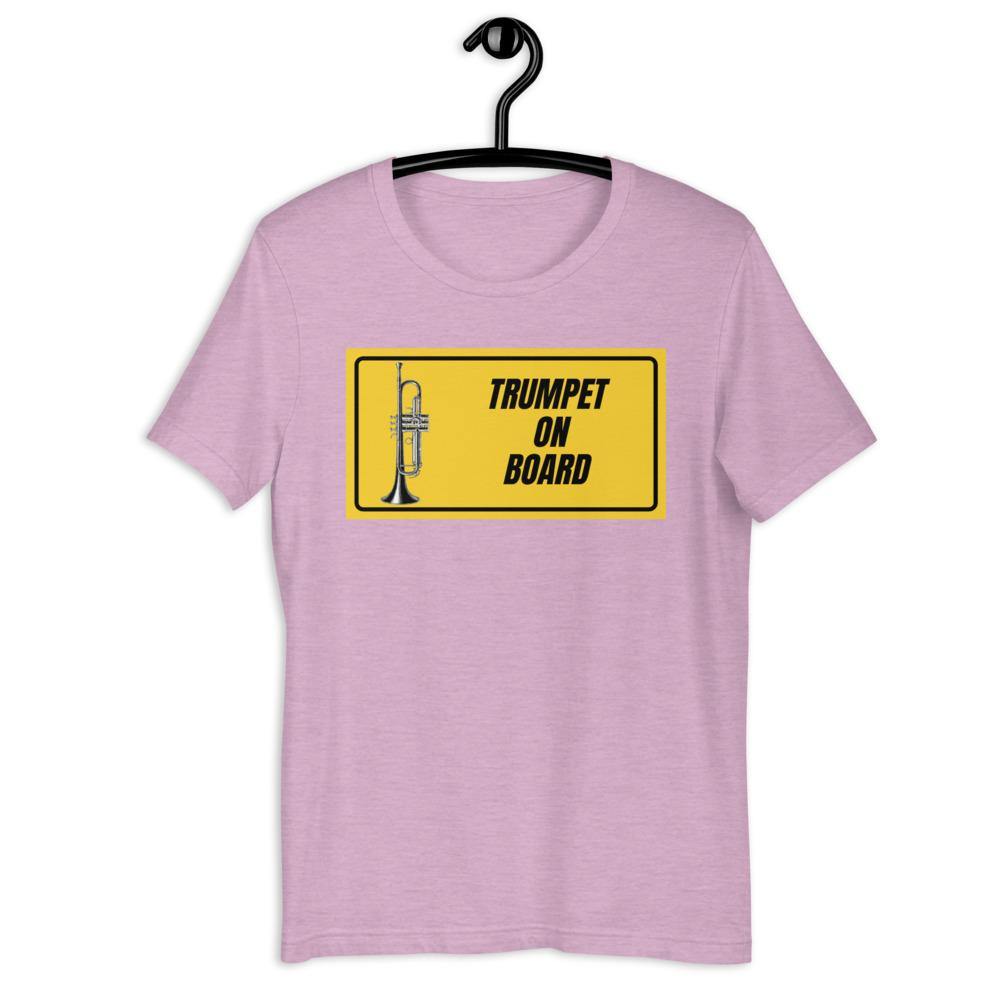 Trumpet On Board T-Shirt - Music Gifts Depot