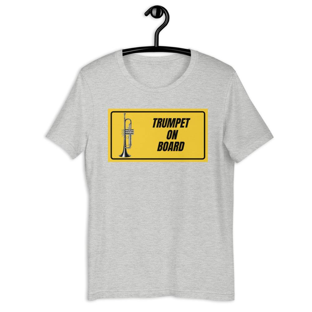 Trumpet On Board T-Shirt - Music Gifts Depot