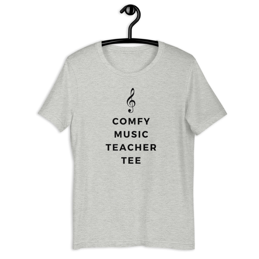 Comfy Music Teacher Tee unisex t-shirt - Music Gifts Depot