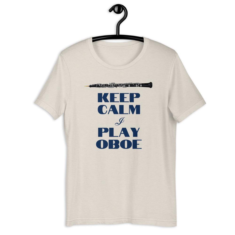 Keep Calm I Play Oboe T-Shirt | Music Gifts Depot