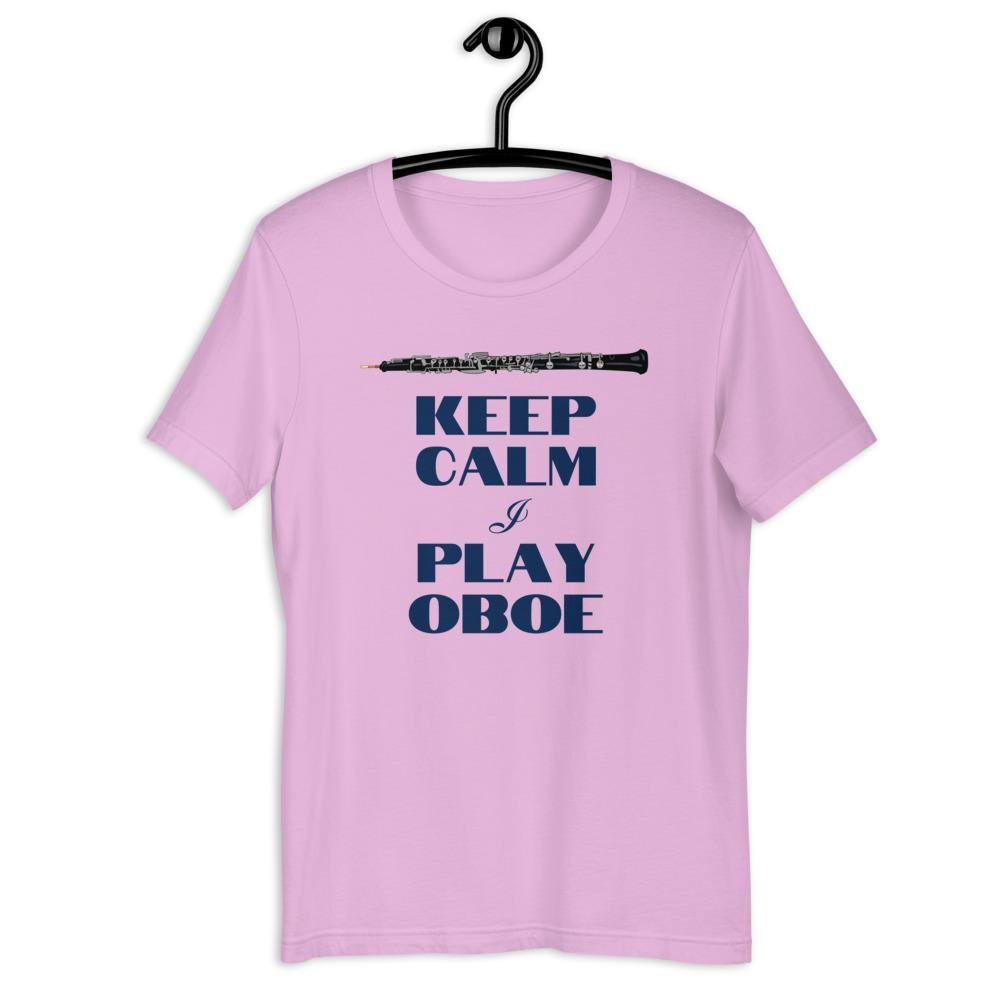 Keep Calm I Play Oboe T-Shirt | Music Gifts Depot