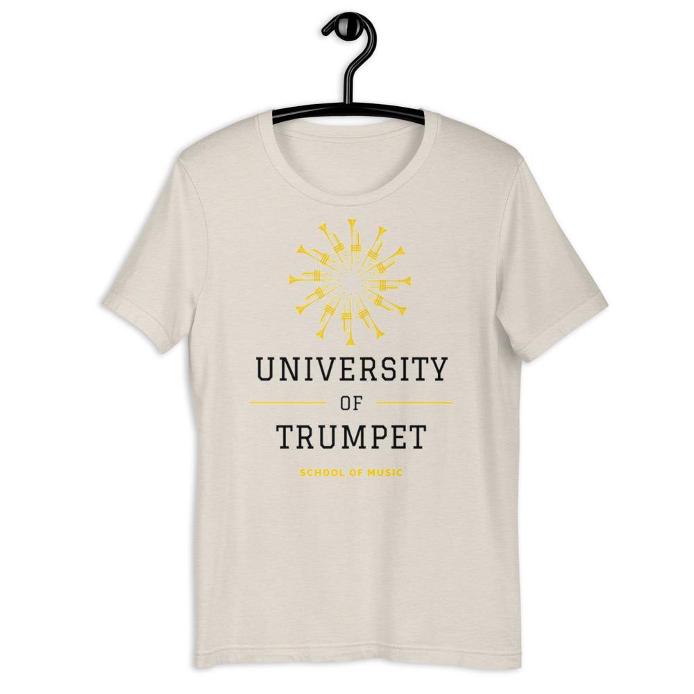 University Of Trumpet T-Shirt - Music Gifts Depot