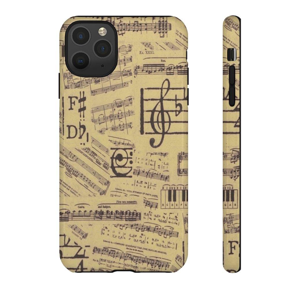 Vintage Music Note Phone Case - Music Gifts Depot