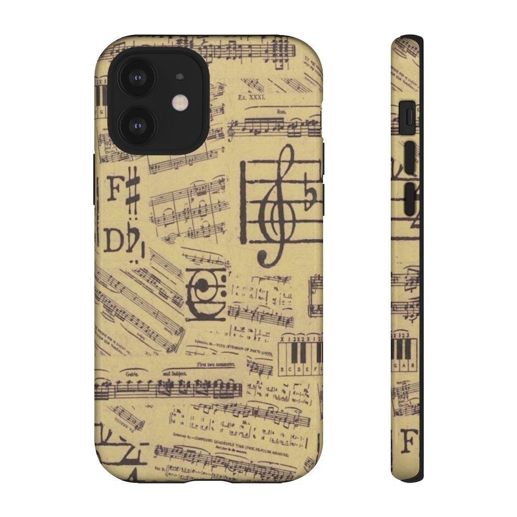 Vintage Music Note Phone Case - Music Gifts Depot