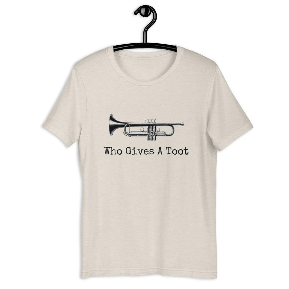 Who Gives A Toot T-Shirt - Music Gifts Depot