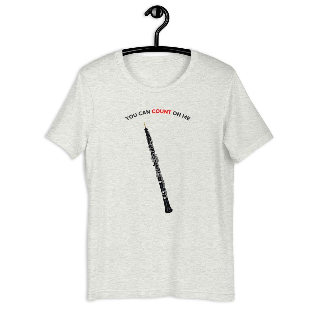 You Can Count On Me Oboe T-Shirt - Music Gifts Depot