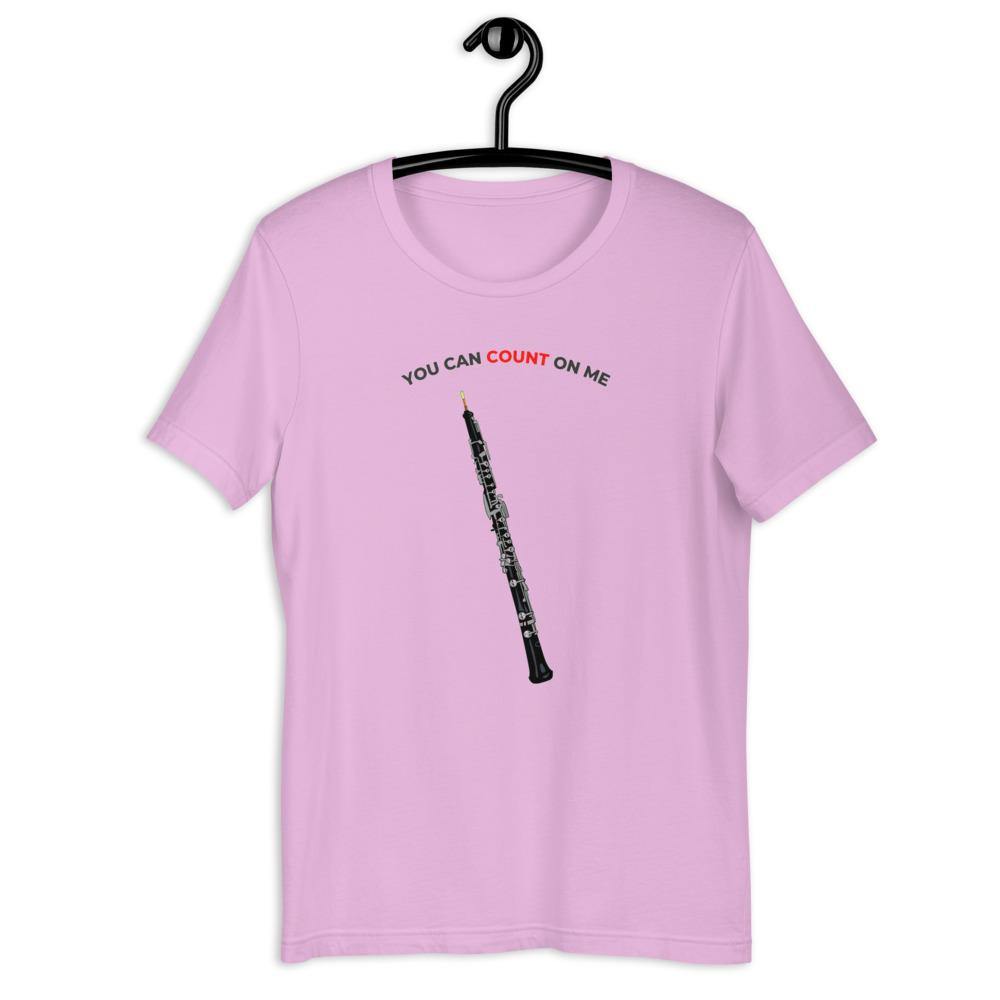 You Can Count On Me Oboe T-Shirt - Music Gifts Depot