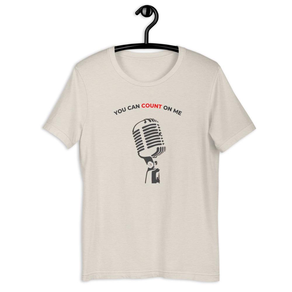 You Can Count On Me Singer T-Shirt - Music Gifts Depot