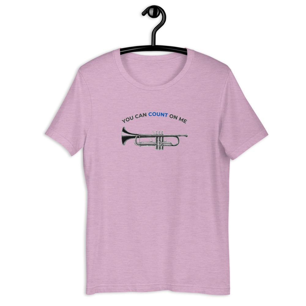 You Can Count On Me Trumpet T-Shirt - Music Gifts Depot