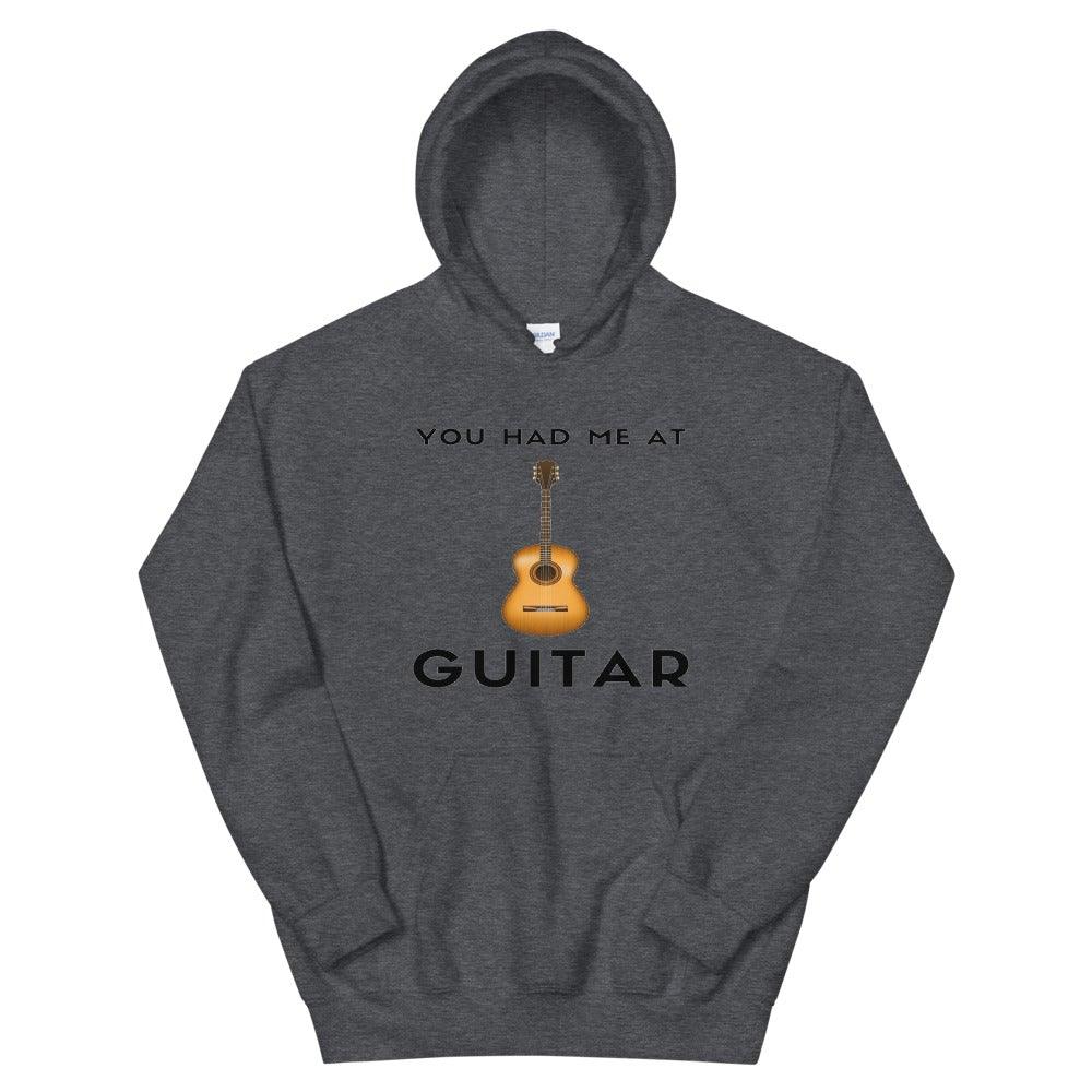You had me at guitar Hoodie - Music Gifts Depot