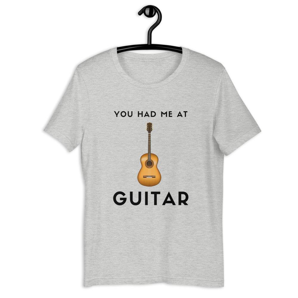 You Had Me At Guitar T-Shirt - Music Gifts Depot