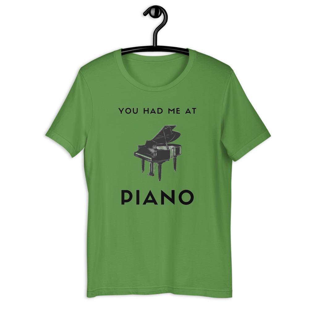 You Had Me At Piano T-Shirt - Music Gifts Depot